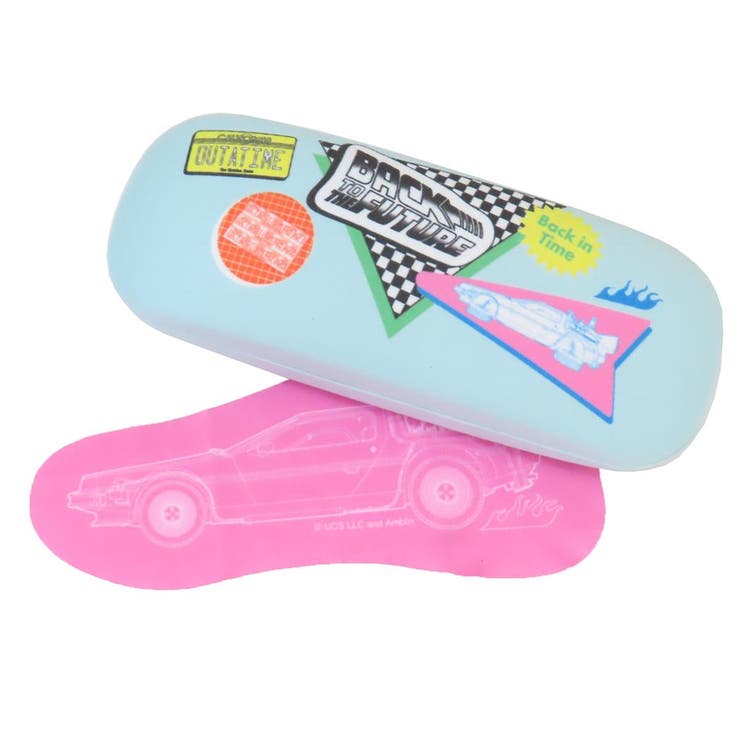 cinemacollection バックトゥザフューチャー 眼鏡ケース メガネケース&クロスセット ミント Green Flash ハードタイプ 映画キャラクタ...