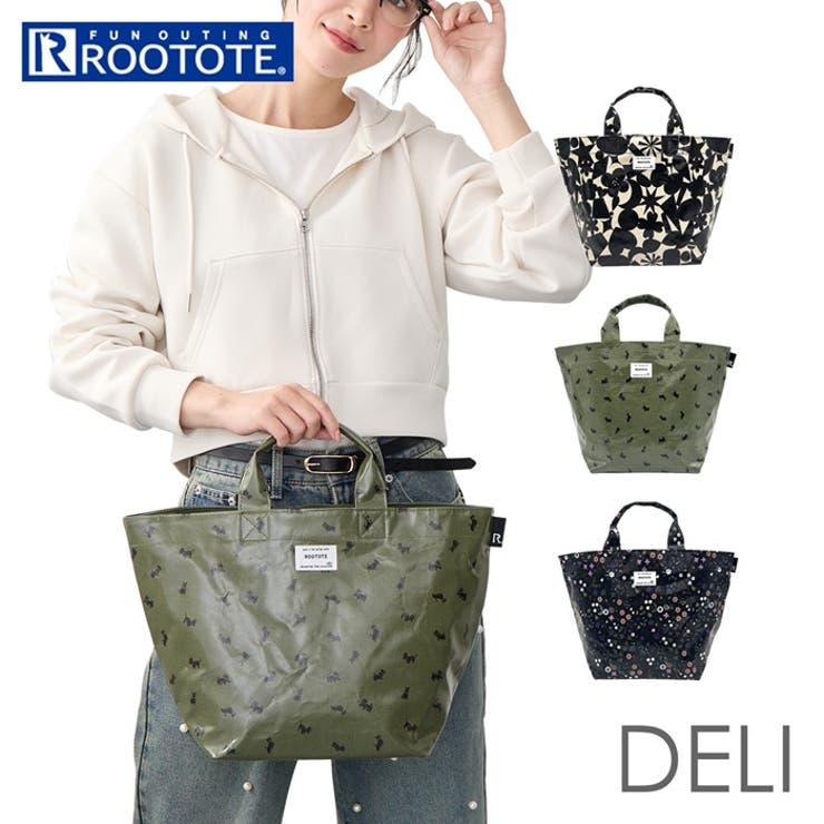 【10％OFFクーポン！11/27(木)1:59まで】BACKYARD FAMILY ルートート ROOTOTE 3603 EU.テ゛リ.ラミネート-S バッグ・鞄