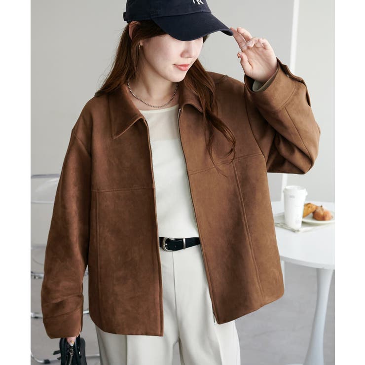 PAL GROUP OUTLET 【Discoat】フェイクスエードジャケット アウター(コート・ジャケットなど)のサムネイル