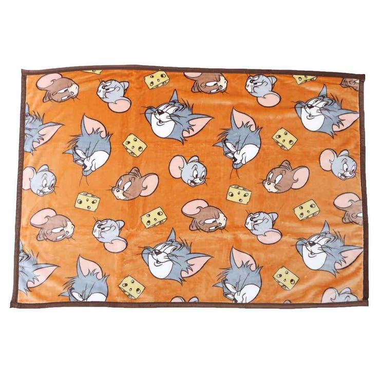 cinemacollection トムとジェリー ひざ掛け毛布 ハーフ毛布 ウォームチーズ ワーナーブラザース 丸眞 ..