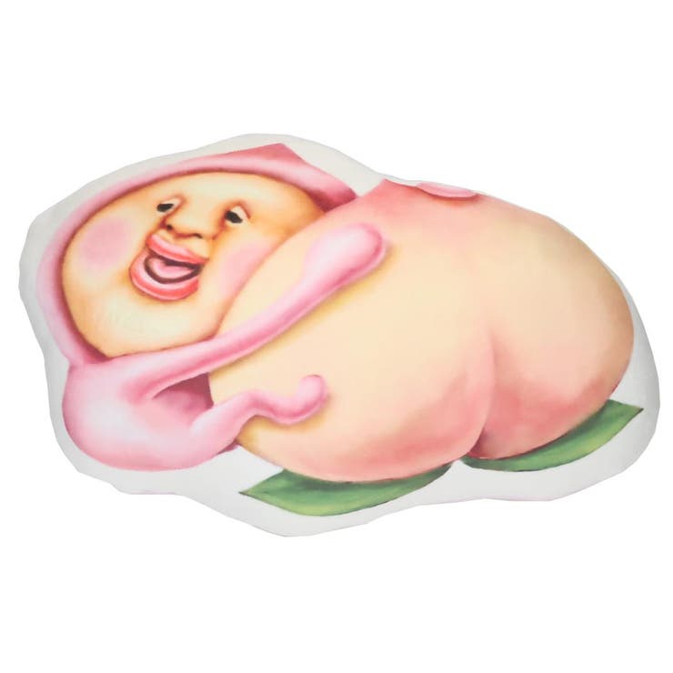 cinemacollection こびづかん ダイカットクッション ふわとろクッションM カクレモモジリ&桃 シナダグローバル インテリア キャラクター グッズ...