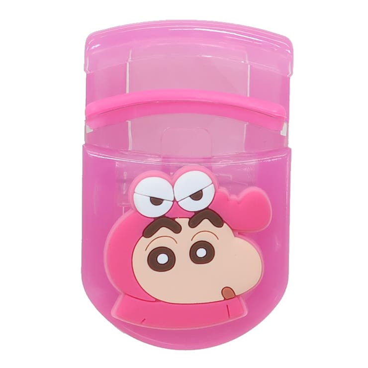 cinemacollection クレヨンしんちゃん コスメ雑貨 マスコット付きアイラッシュカーラー ピンク アイプランニング メイク用品 化粧 アイメイク アニメキャラクター グッズ メイク小物