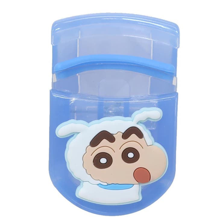 cinemacollection クレヨンしんちゃん コスメ雑貨 マスコット付きアイラッシュカーラー ブルー アイプランニング メイク用品 化粧 アイメイク アニメキャラクター グッズ メイク小物