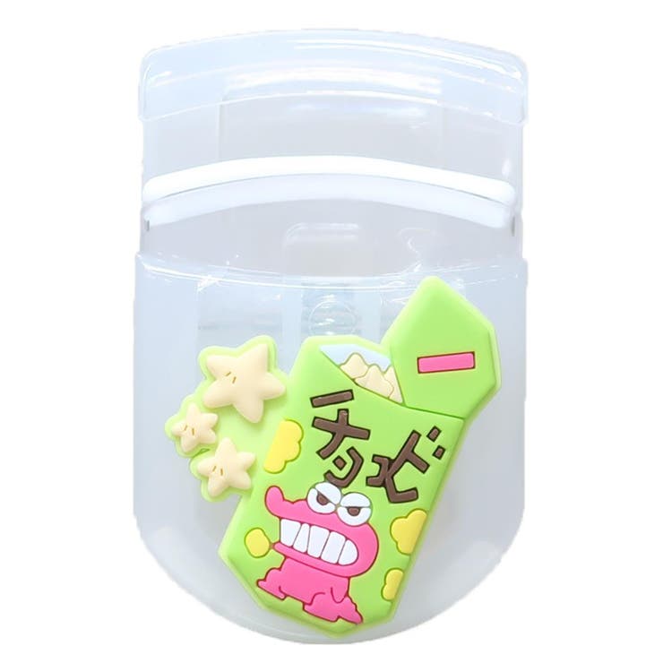 cinemacollection クレヨンしんちゃん コスメ雑貨 マスコット付きアイラッシュカーラー ホワイト アイプランニング メイク用品 化粧 アイメイク アニメキャラクター グッズ メイク小物