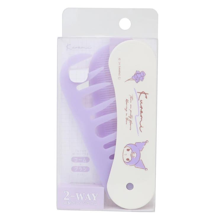 cinemacollection クロミ ヘアブラシ 2-way前髪アレンジコーム フラワーズ サンリオ ティーズファクトリー くし キャラクター グッズ ヘアケア