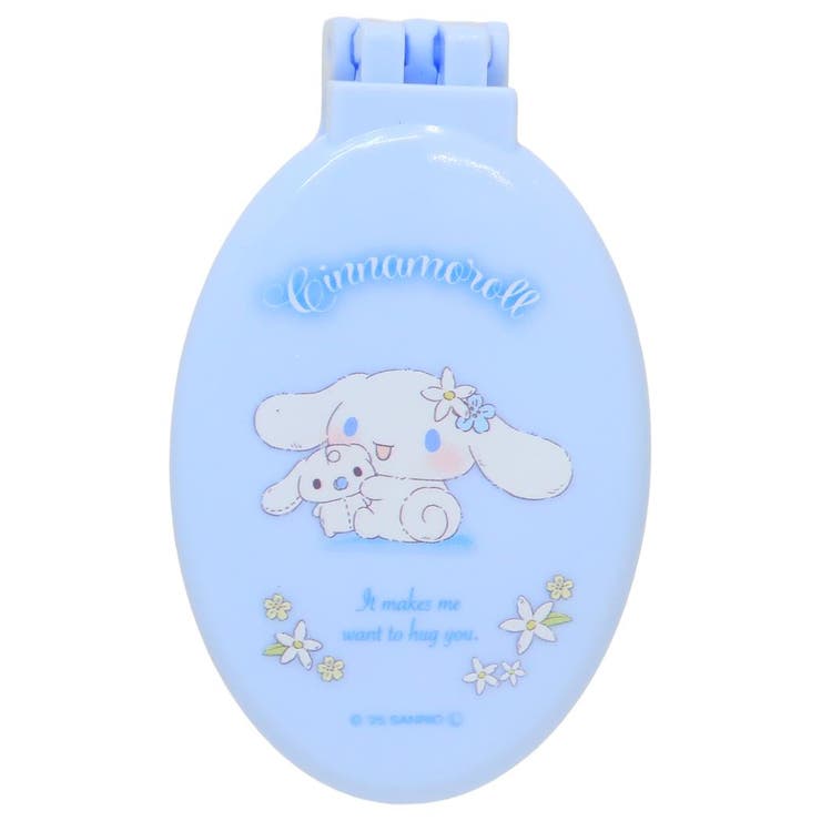 cinemacollection シナモロール ヘアブラシ ミラー付きドライブラシ サンリオ ティーズファクトリー 折..