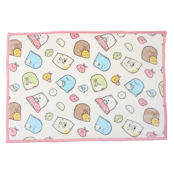 【10％OFFクーポン！1/29(木)1:59まで】cinemacollection すみっコぐらし ひざ掛け毛布 ハーフ毛布 フェイシーズすみっコ サンエックス 丸眞 ウォーマー雑貨 キャラクター グッズ 寝具・インテリア雑貨