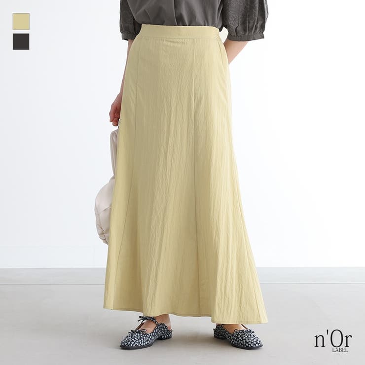 【10％OFFクーポン！11/27(木)1:59まで】osharewalker n'OrLABELセミマーメイドフレアスカート スカート