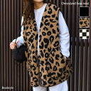 REAL STYLE ボアベスト レディース 秋冬 秋 冬 前開き 厚手 おしゃれ Vネック 暖かい 防寒 軽い アウター 羽織り ゆったり カジュアル フリース トップス