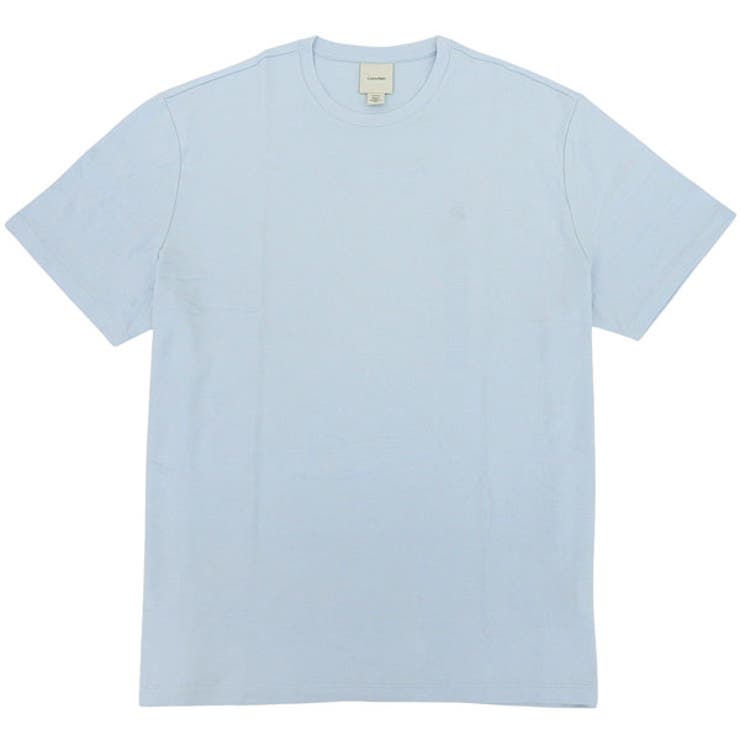 Riverall Calvin Klein カルバンクライン Tシャツ クルーネック 半袖 メンズ レディース M コットン ブルー 4LB266G-450-M Calvin Klein トップス