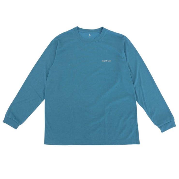Riverall mont-bell モンベル Tシャツ ロンT メンズ 長袖 XS〜XXL ブルーグリーン WIC.ロングスリーブT RLR1114688BGN mont-bell トップス