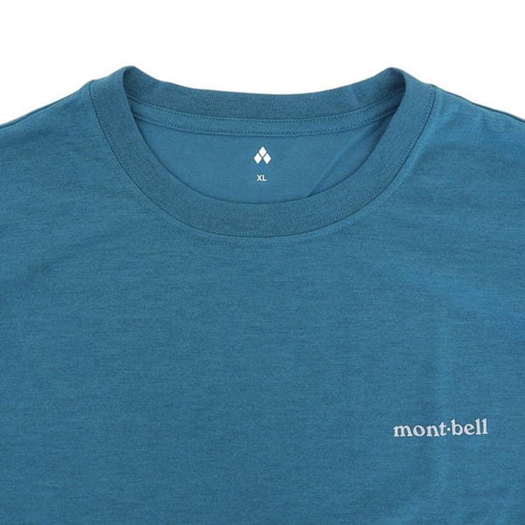 Riverall mont-bell モンベル Tシャツ ロンT メンズ 長袖 XS〜XXL ブルーグリーン WIC.ロングスリーブT RLR1114688BGN mont-bell トップス 3
