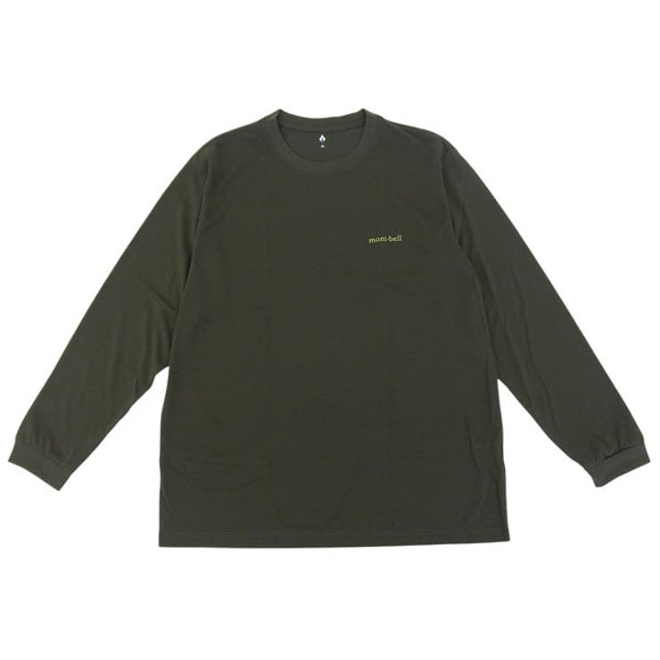 Riverall mont-bell モンベル Tシャツ ロンT メンズ 長袖 XS〜XXL ダークグリーン WIC.ロングスリーブT RXS1114688DGN mont-bell トップス