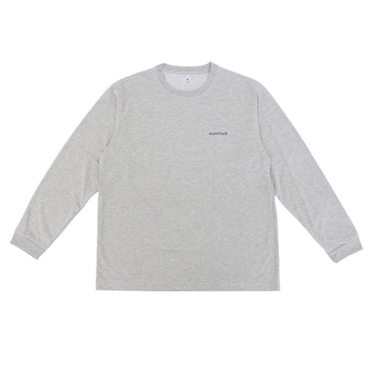 Riverall mont-bell モンベル Tシャツ ロンT メンズ 長袖 XS〜XXL ライトグレー WIC.ロングスリーブT RXS1114688LGY mont-bell トップス