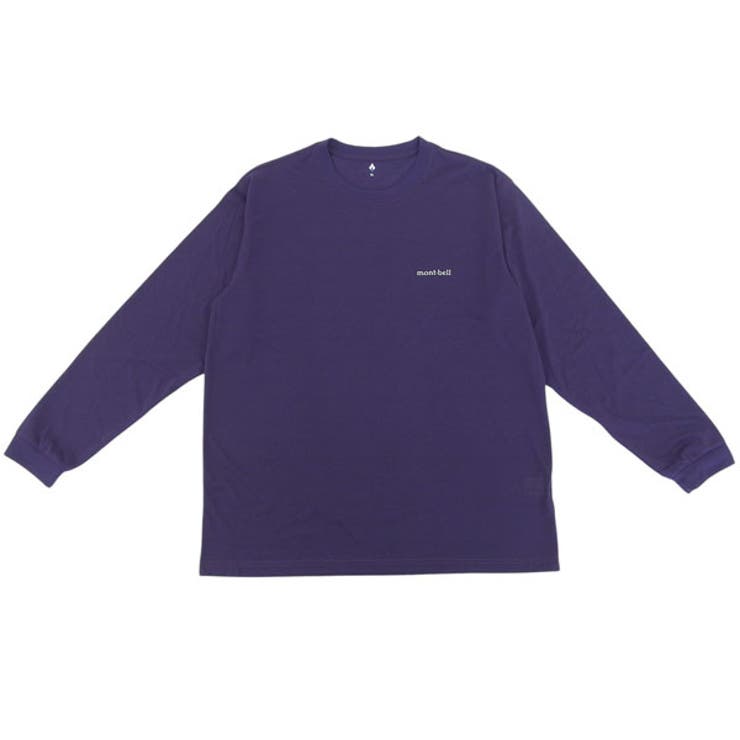 Riverall mont-bell モンベル Tシャツ ロンT メンズ 長袖 XS〜XXL パープル WIC.ロングスリーブT RXS1114688PU mont-bell トップス