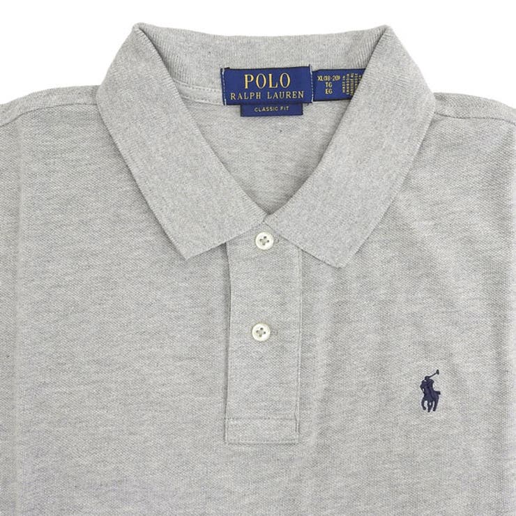 Riverall POLO RALPHAUREN ポロラルフローレン ポロシャツ 半袖 メンズ レディース USボーイズサイズ ビッグポニー コットン グレー CORE REPLEN 323603252002 POLO RALPHAUREN トップス 3