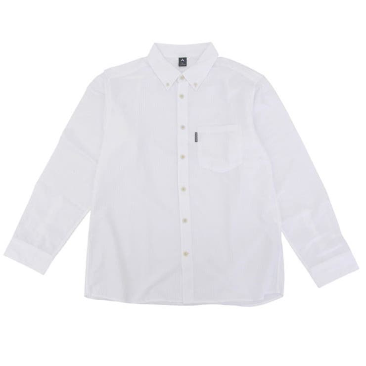 Riverall mont-bell モンベル ワイシャツ ボタンダウンシャツ メンズ 長袖 XS〜LR ホワイト WIC.ドライタッチ ロングスリーブシャツ RLR1114547WT mont-bell トップス