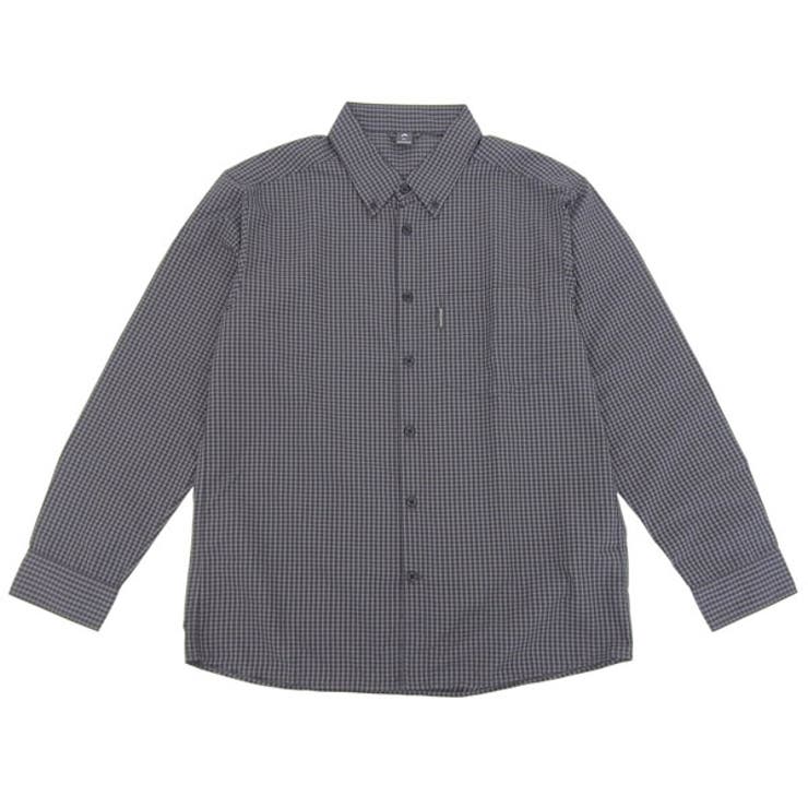 Riverall mont-bell モンベル ワイシャツ ボタンダウンシャツ メンズ 長袖 XS〜LR ダークグレー WIC.ドライタッチ ロングスリーブシャツ RXS1114547DGY mont-bell トップス