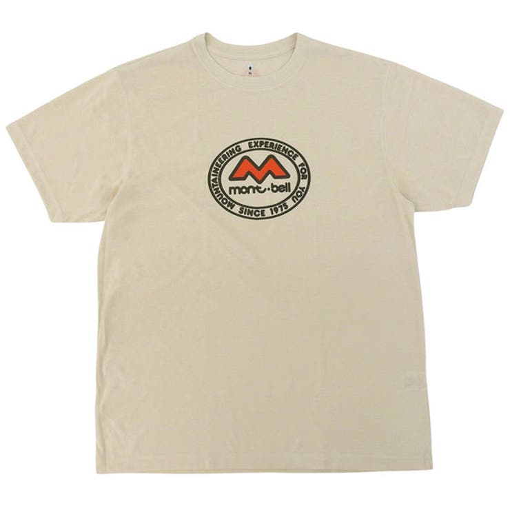 Riverall mont-bell モンベル Tシャツ メンズ レディース 半袖 XS〜XL アイボリー 50th WIC.T Mマーク RXL1114001IV mont-bell トップス