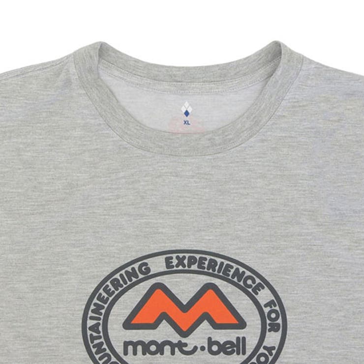 Riverall mont-bell モンベル Tシャツ メンズ レディース 半袖 XS〜XL ライトグレー 50th WIC.T Mマーク RXS1114001LGY mont-bell トップス 3