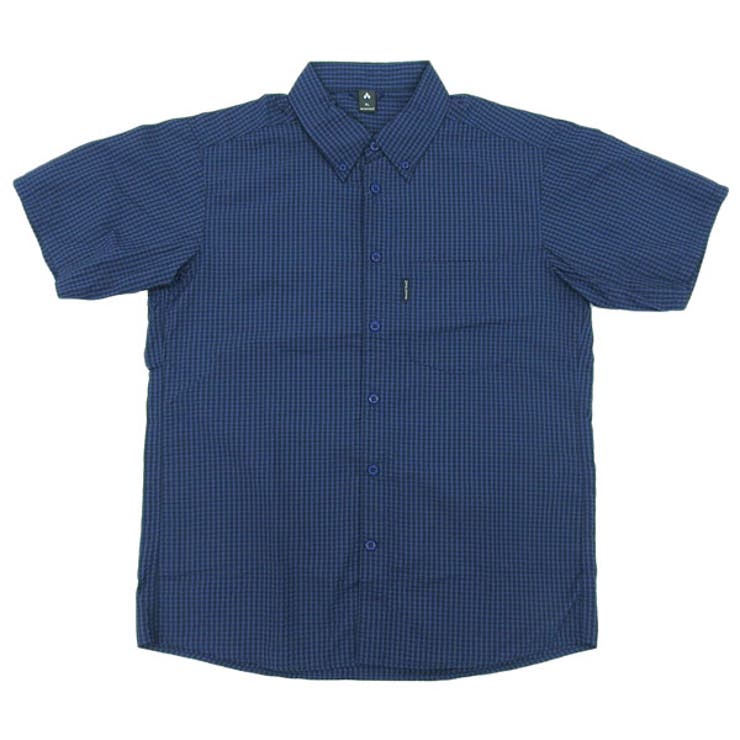 Riverall mont-bell モンベル ボタンダウンシャツ メンズ 半袖 クールビズ XL ネイビー25 WIC. ドライタッチ ショートスリーブシャツ RXS1114549NV25 mont-bell トップス
