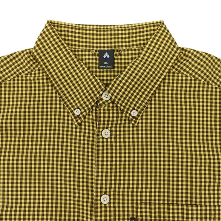 Riverall mont-bell モンベル ボタンダウンシャツ メンズ 半袖 クールビズ XL ブラウン25 WIC. ドライタッチ ショートスリーブシャツ RS1114549BN25 mont-bell トップス 3