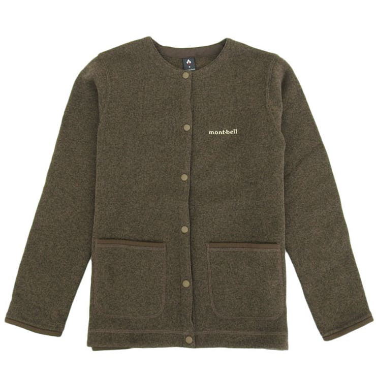 Riverall mont-bell モンベル フリースジャケット レディース アウター S ダークブラウン クリマプラス ニットカーディガン RS1106664DBN mont-bell アウター(コート・ジャケットなど)のサムネイル