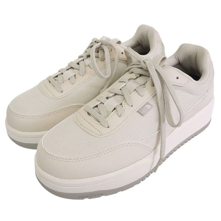 Riverall ノースフェイス スニーカー シューズ 靴 レディース ベージュ W COURT PLATFORM NS94R05B-BEI24 THE NORTH FACE シューズ・靴