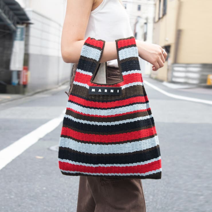 Riverall MARNI マルニ MARKET FISH トートバッグ A4可 バッグ・鞄
