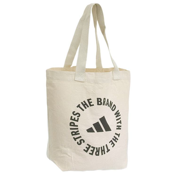 Riverall ADIDAS　アディダス バッグ メンズ レディース アウトレット トートバッグ A4対応 大容量 ベージュ ADIDAS JJ7829 バッグ・鞄