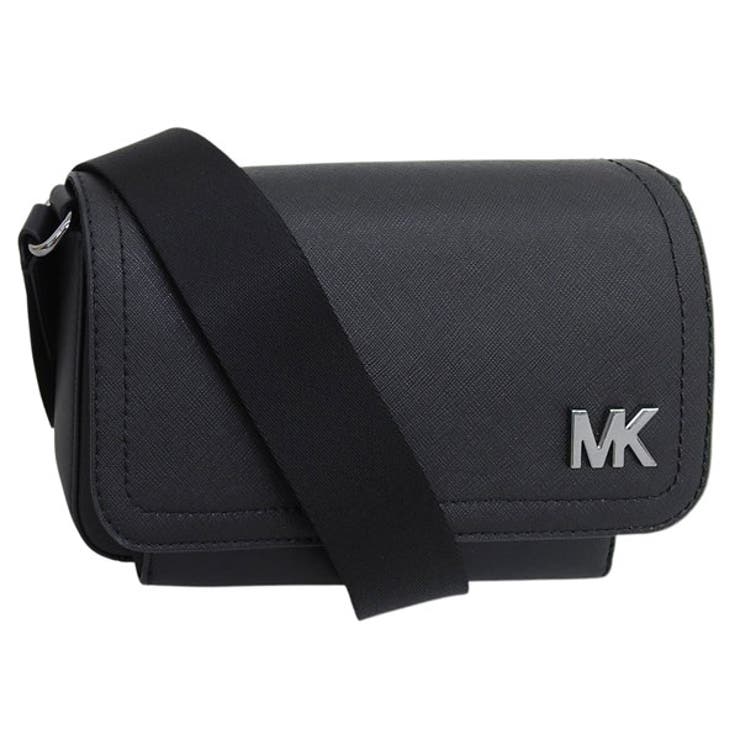 【10％OFFクーポン！11/27(木)1:59まで】Riverall MICHAEL KORS マイケルコース バッグ メンズ ショルダーバッグ アウトレット ブラック COOPER FLAP WALLET XBODY 37S5LCOM0O-BLACK