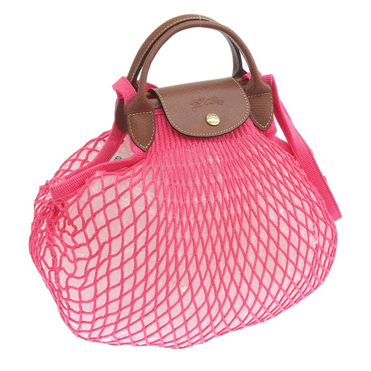 Riverall LONGCHAMP ロンシャン LE PLIAGE FILET ル プリアージュ フィレ メッシュ バッグ ショルダー バッグ Mサイズ バッグ・鞄 2