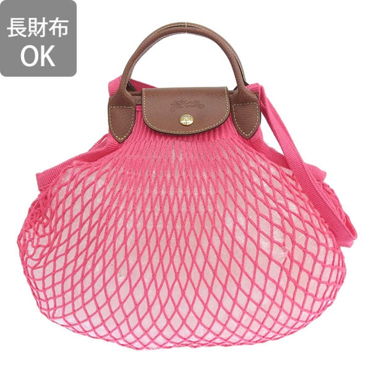 Riverall LONGCHAMP ロンシャン LE PLIAGE FILET ル プリアージュ フィレ メッシュ バッグ ショルダー バッグ Mサイズ バッグ・鞄 3