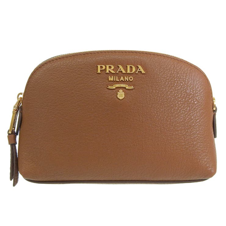 Riverall PRADA プラダ VITELLO DAINO ヴィッテロダイノ ポーチ 小物入れ レザー バッグ・鞄 2