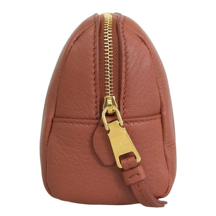 Riverall PRADA プラダ CERVO BACCA セルボ バッカ レザー ポーチ 小物入れ コスメポーチ バッグ・鞄 3