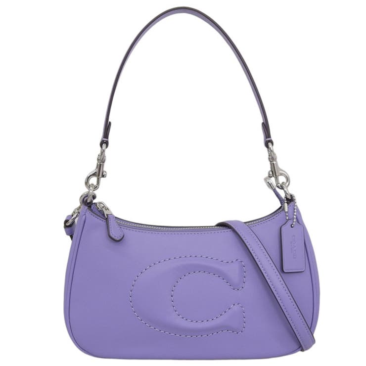 Riverall COACH コーチ バッグ レディース ショルダーバッグ アウトレット レザー パープル テリ DBSS C TERI SHB CR099SVIZ COACH バッグ・鞄 2