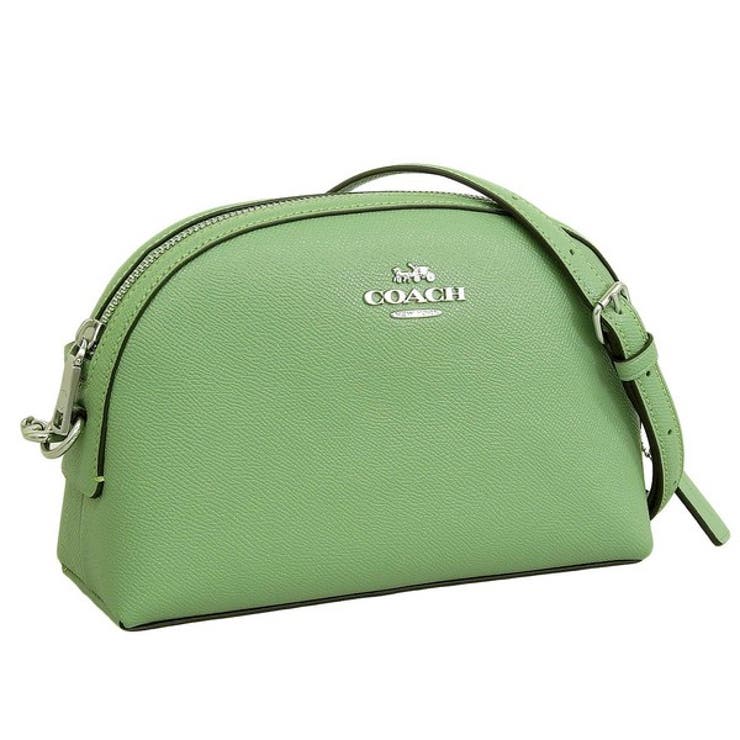 Riverall COACH コーチ バッグ レディース ショルダーバッグ アウトレット クロスグレインレザー グリーン マディ クロスボディ XGRAIN LTH MADI CR348SVRT2 COACH バッグ・鞄