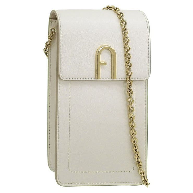 Riverall FURLA フルラ バッグ レディース ショルダーバッグ 縦型 レザー ホワイト フロー FLOW VERTICAL CROSSBODY WE00543BX20451704S FURLA バッグ・鞄