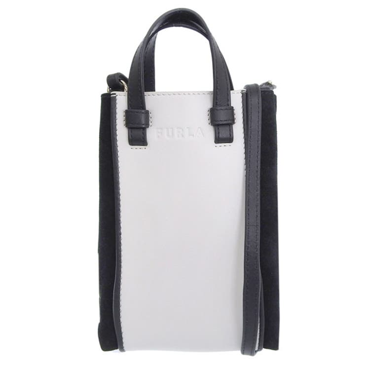 Riverall FURLA　フルラ バッグ レディース ショルダーバッグ アウトレット レザー ホワイト×ブラック ミアステラ FURLA MIASTELLA CROSSBODY MINI BAG WE00289BX04581843S バッグ・鞄 2