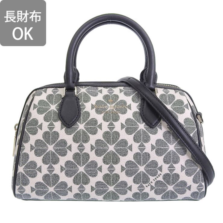 Riverall KATE SPADE ケイトスペード バッグ レディース 2WAY ショルダーバッグ ハンドバッグ アウトレット ブラック スペードフラワー ダッフル クロスボディ spade flower duffle cb KG483-001 KA 2