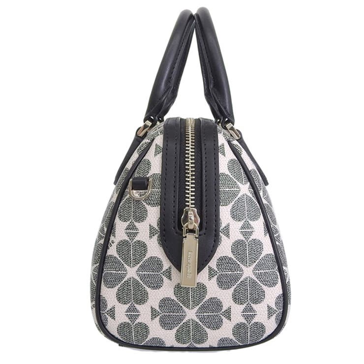 Riverall KATE SPADE ケイトスペード バッグ レディース 2WAY ショルダーバッグ ハンドバッグ アウトレット ブラック スペードフラワー ダッフル クロスボディ spade flower duffle cb KG483-001 KA 3