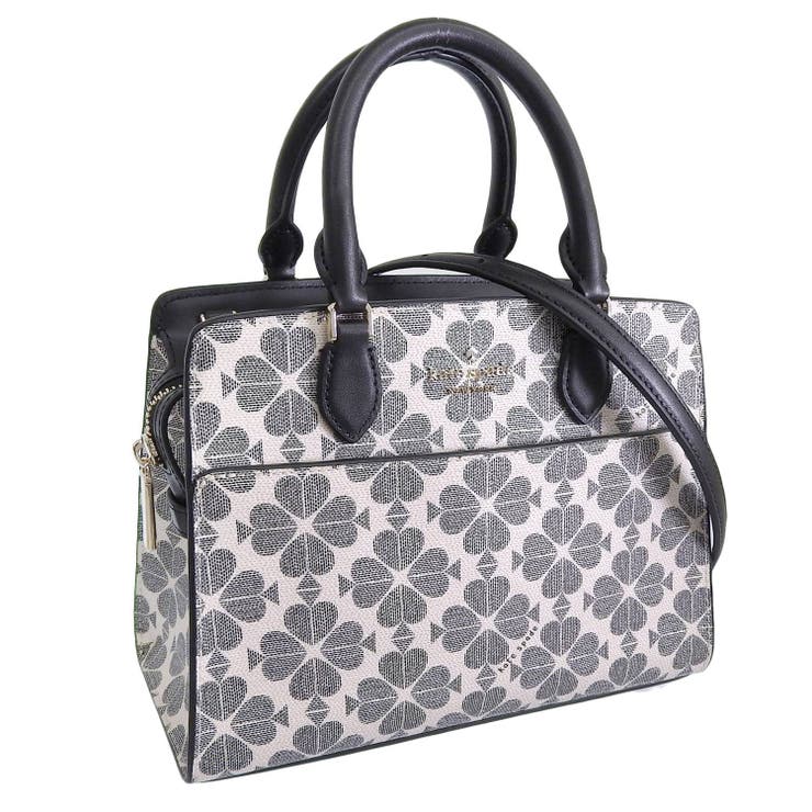 Riverall KATE SPADE ケイトスペード バッグ レディース 2WAY ショルダーバッグ ハンドバッグ アウトレット ブラック スペードフラワー スモール サッチェル spade flower small satchel KI792-001