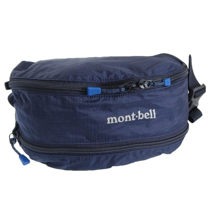 Riverall mont-bell モンベル バッグ メンズ レディース ショルダーバッグ ボディバッグ ナイロン ネイビー ポケッタブル ライトバナナポーチ Pocketable Light Banana Pouch 1123984NV mont-b