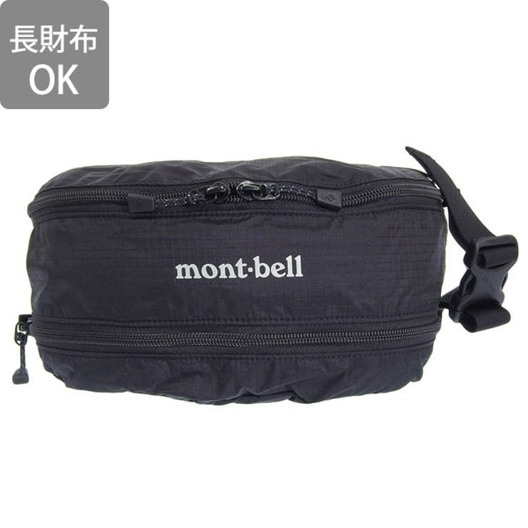 Riverall mont-bell モンベル バッグ メンズ レディース ショルダーバッグ ボディバッグ ナイロン ブラック ポケッタブル ライトバナナポーチ Pocketable Light Banana Pouch 1123984BK mont-b 2