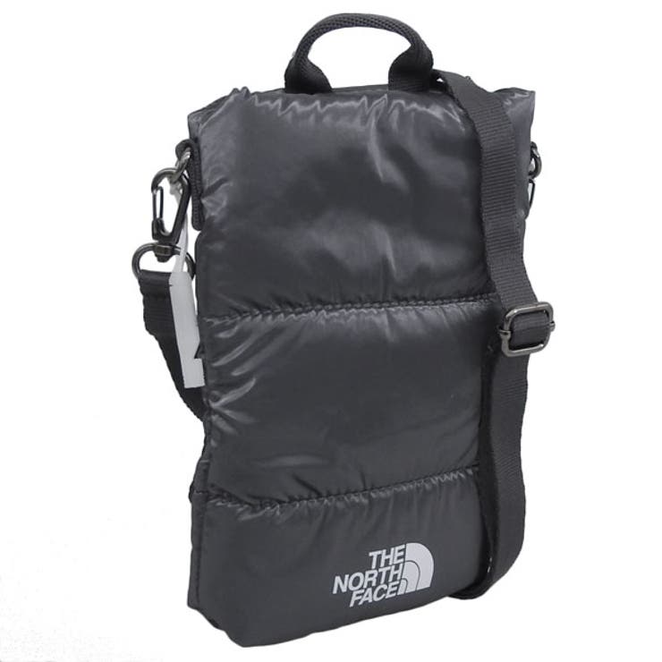 Riverall THE NORTH FACE ノースフェイス バッグ メンズ レディース ショルダーバッグ ナイロン シルバーグレー K'S PADDING CROSS BAG MINI NN2PQ5