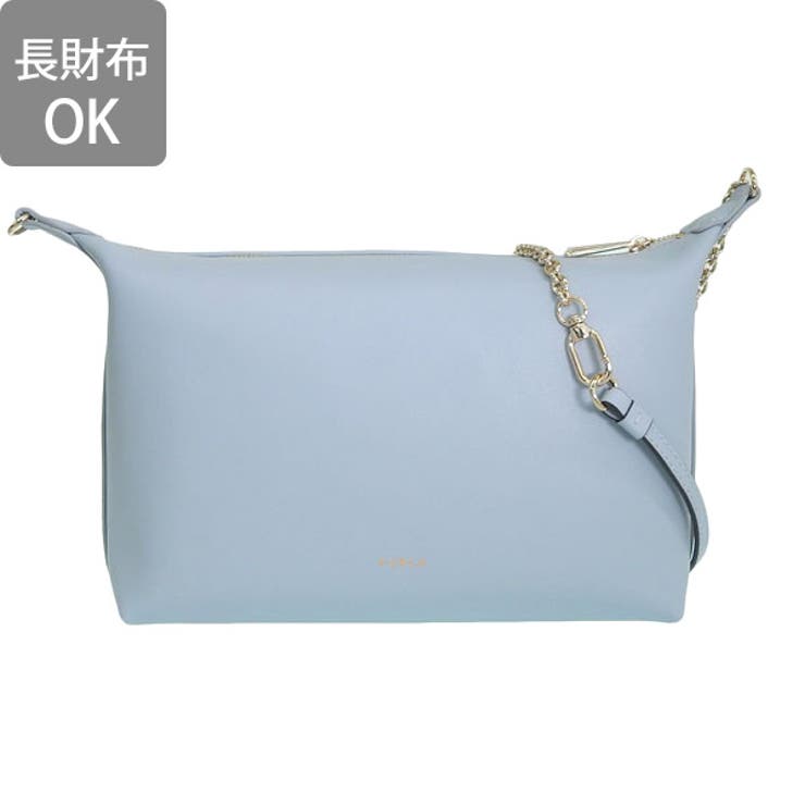 Riverall FURLA フルラ バッグ レディース 2WAY ショルダーバッグ アウトレット レザー ブルーグレー ヌヴォラ FURLA NUVOLA MINI CROSSBODY HOBO WE00662BX310455000 バッグ・鞄 2