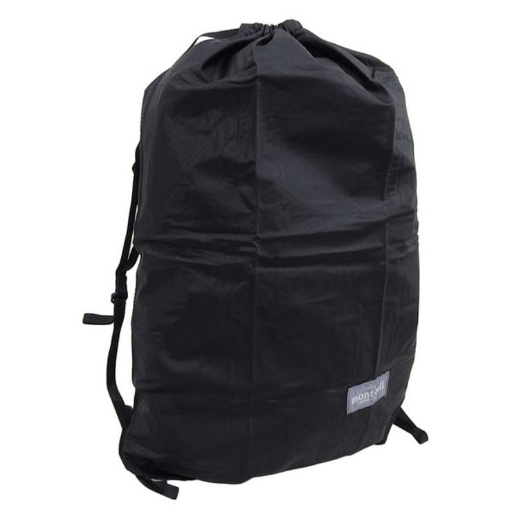 Riverall mont-bell モンベル バッグ メンズ レディース ナップザック ナイロン ブラック U.L.ナップサック 1133369BK mont-bell A4対応 バッグ・鞄