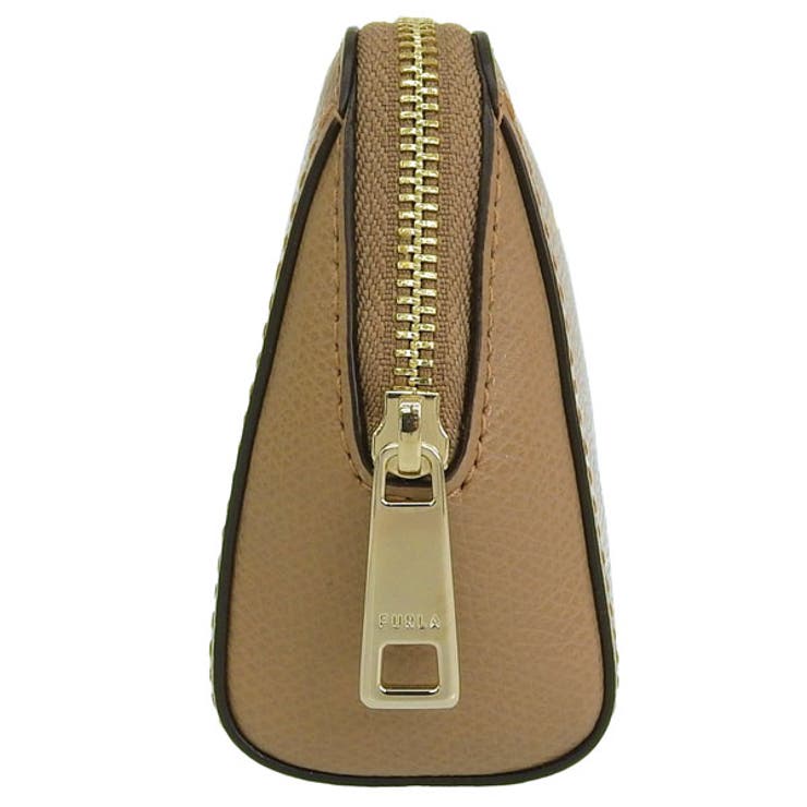 Riverall FURLA フルラ コスメポーチ 化粧ポーチ レディース レザー ブラウン カメリア FURLA CAMELIA M COSMETIC CASE WE00449ARE000YU500 バッグ・鞄 3
