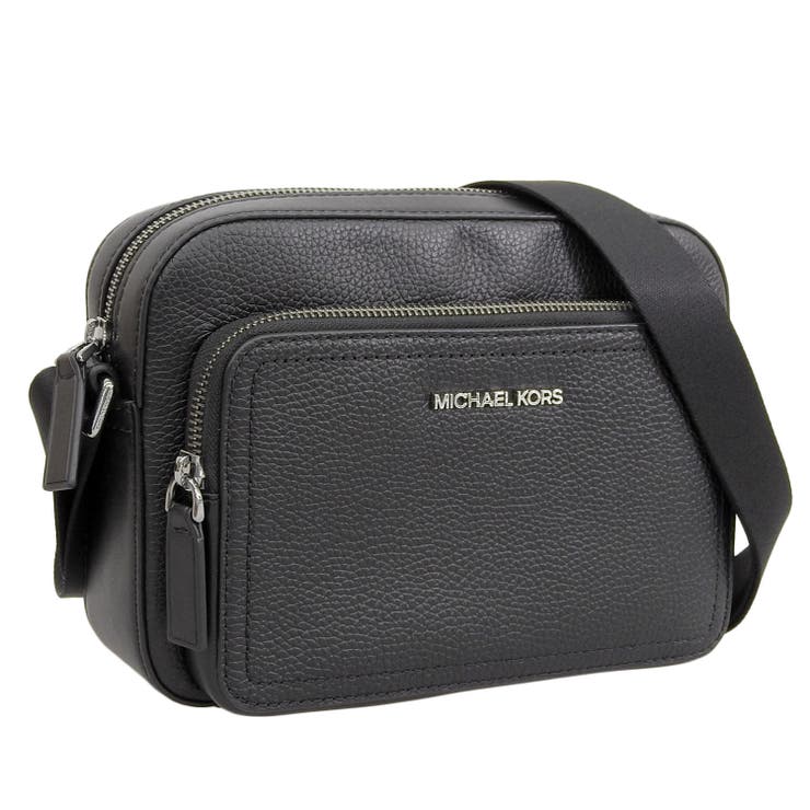 Riverall マイケルコース バッグ メンズ レディース ショルダーバッグ アウトレット レザー ブラック COOPER EW FLIGHT BAG 37F4LCOC6L-BLACK MICHAEL KORS バッグ・鞄
