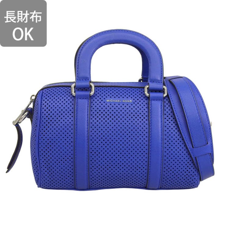 Riverall マイケルコース バッグ レディース 2WAY ショルダーバッグ ハンドバッグ レザー ブルー LIBBY SM SATCHEL 30T6SL4S1L-446 MICHAEL KORS バッグ・鞄 2